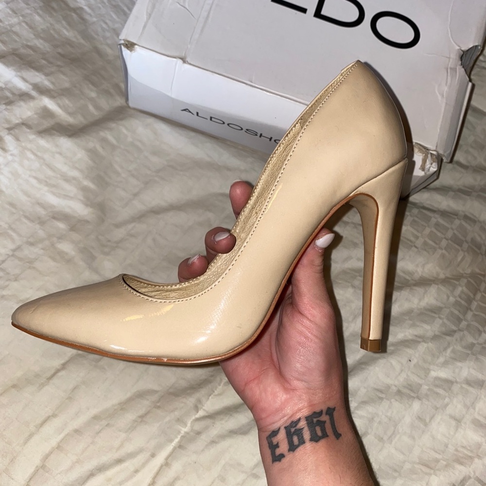 Aldo Frited nude pumps
